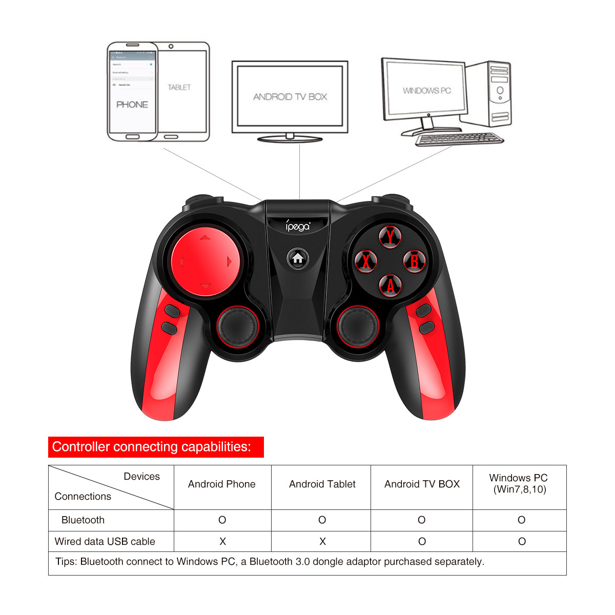 Ipega 9089 pirate professional Bluetooth gamepad